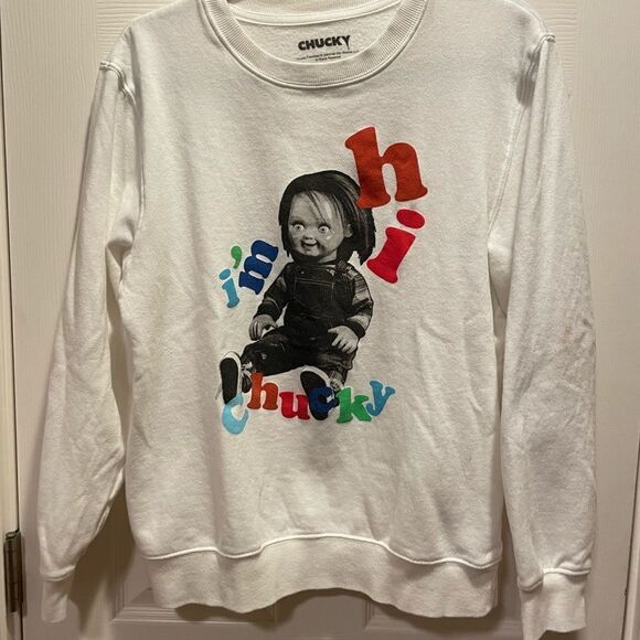 Chucky Hi Wanna Play Limited Edition Women’s Sweatshirt M - Picture 8 of 11